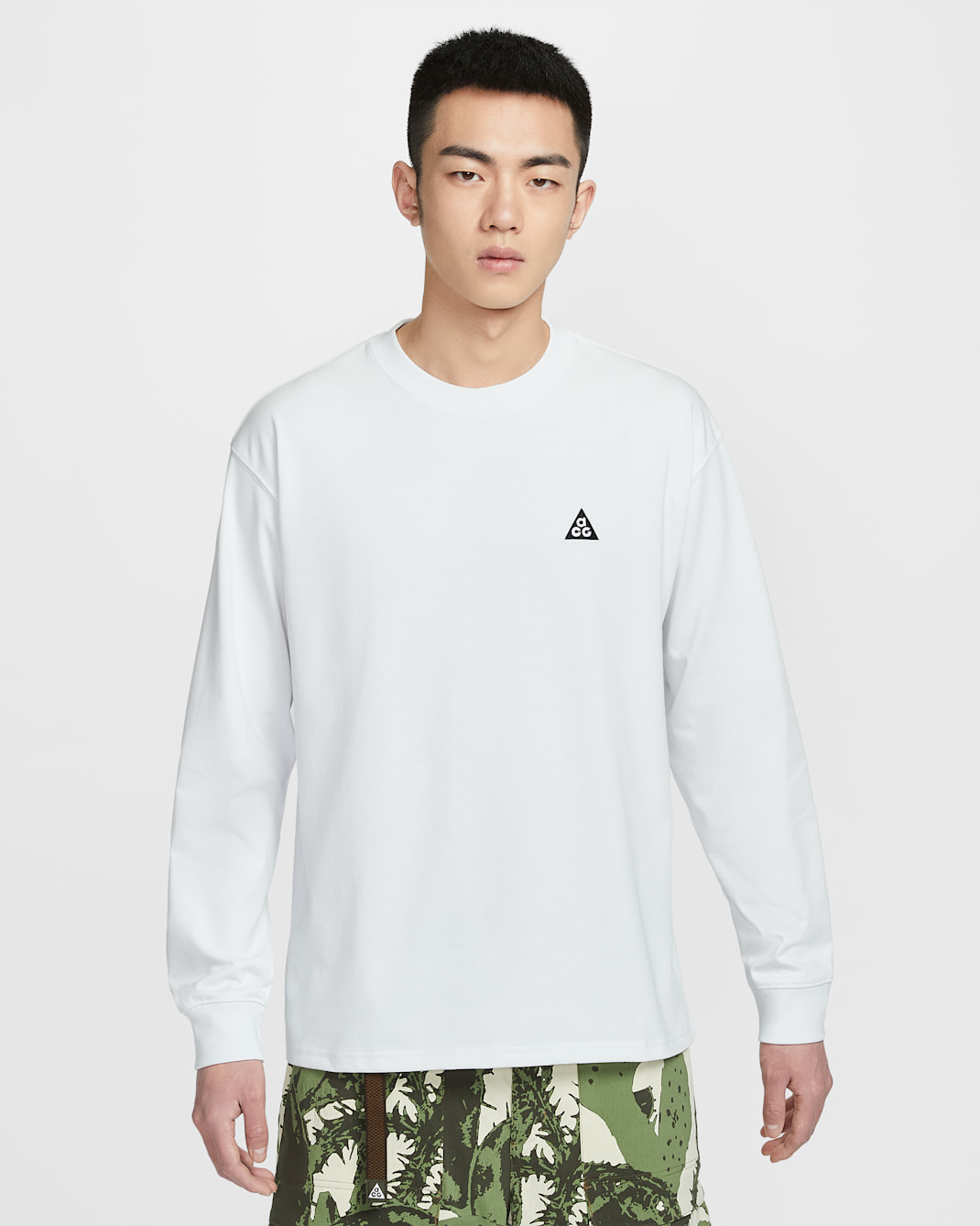 나이키 ACG 남성 긴팔 티셔츠 - 서밋 화이트