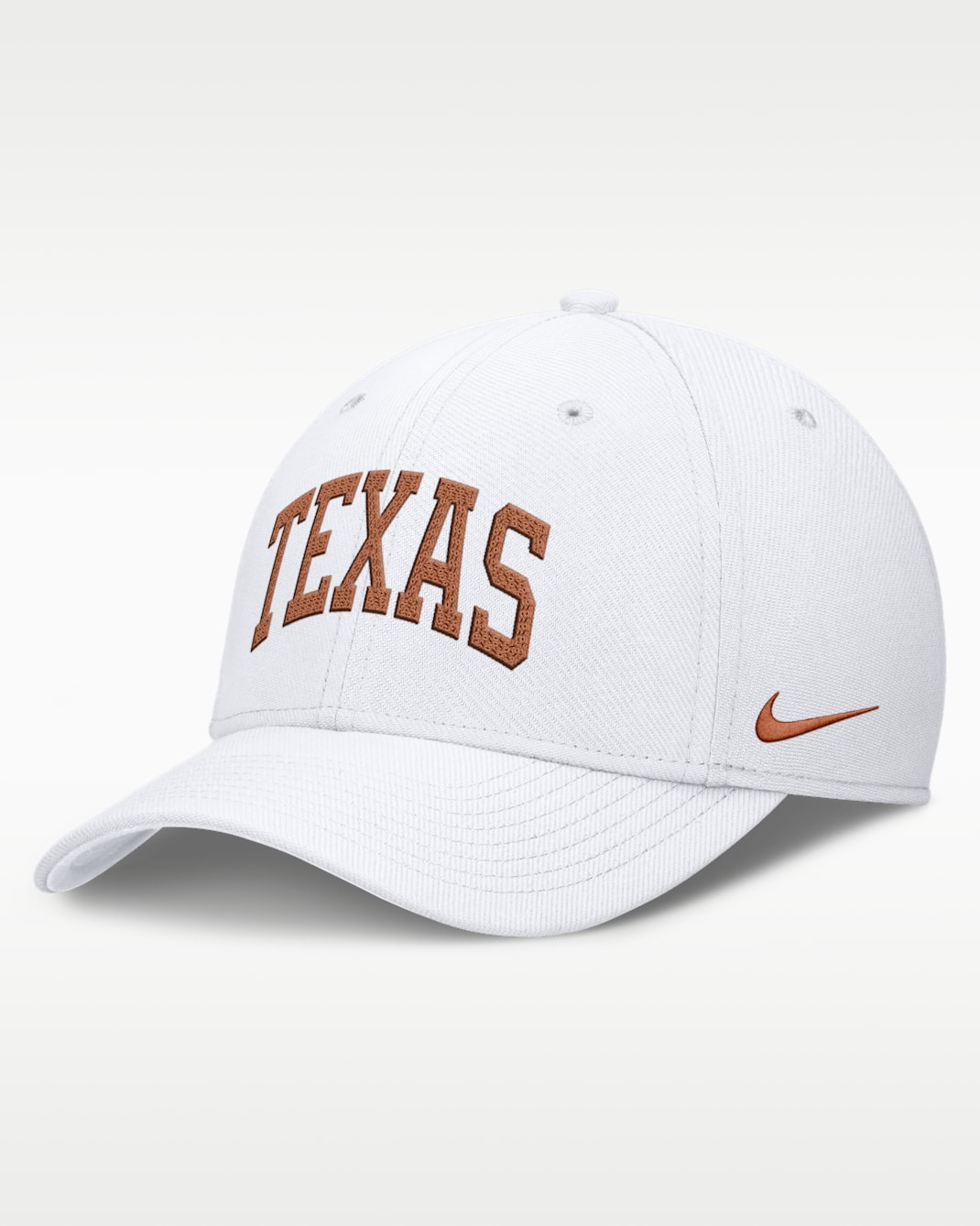 Texas Classic Swooshflex Men's Nike Dri-FIT College Hat - White