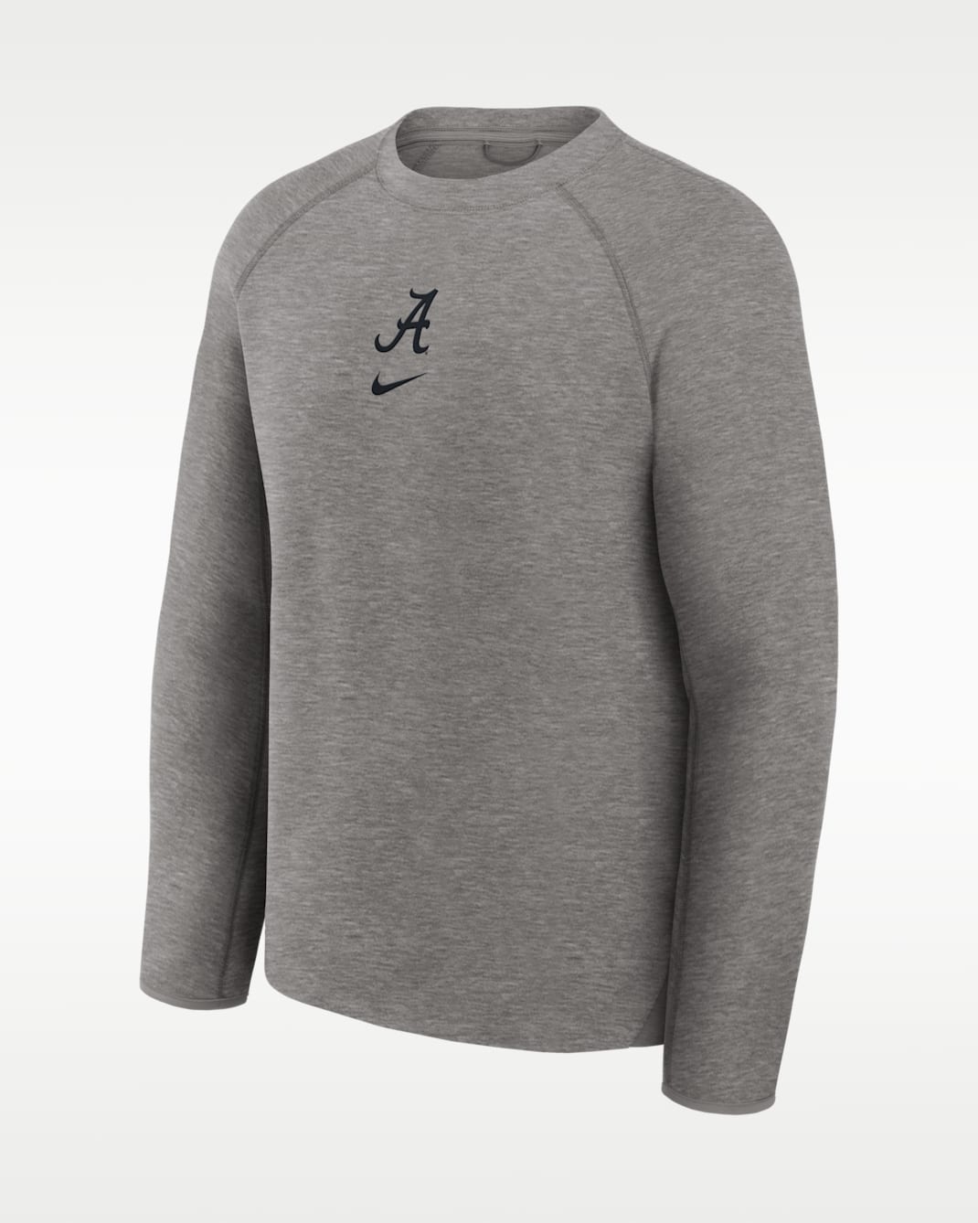 Alabama Tech Fleece Men's Nike College Pullover Crew - Grey