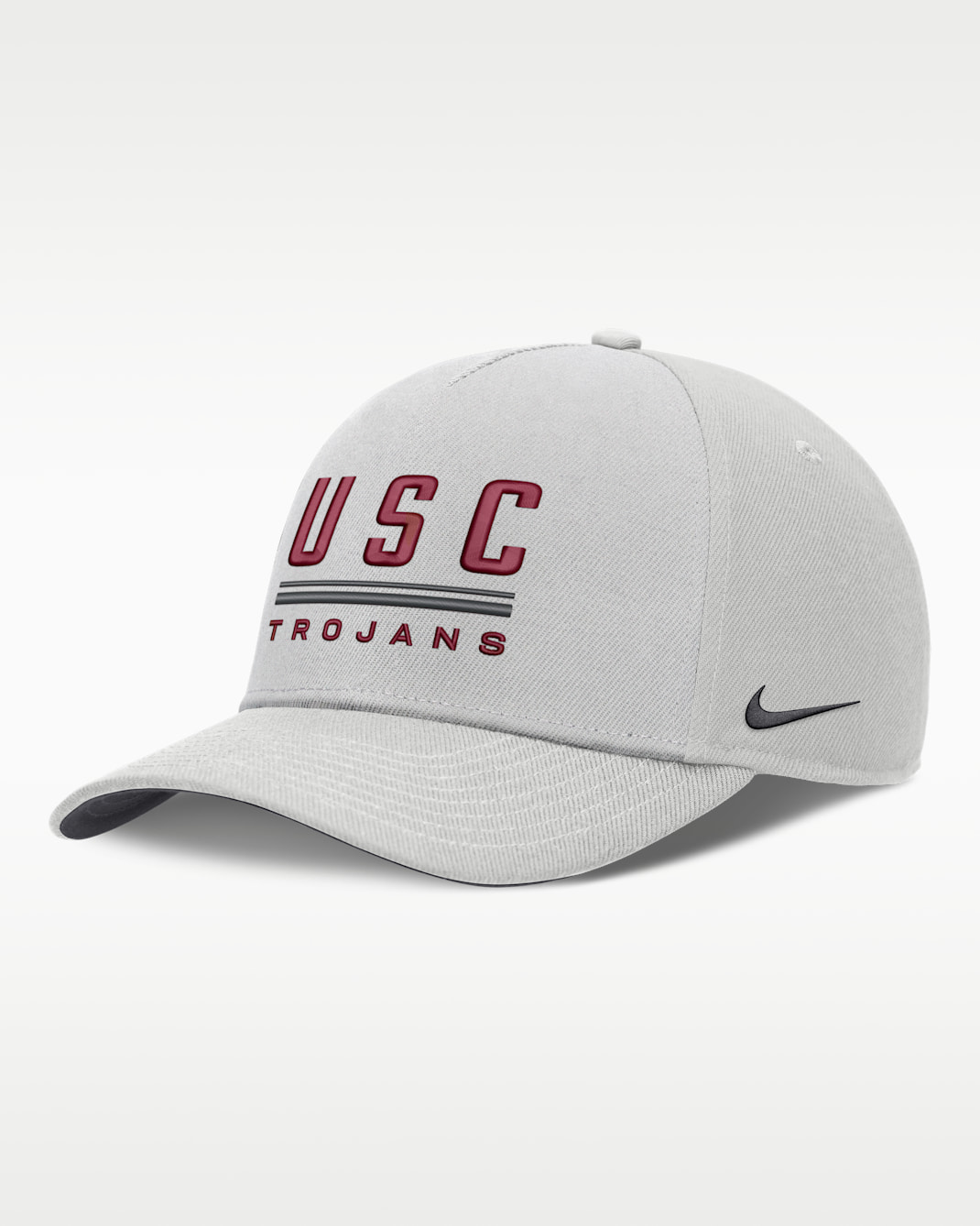 USC Sideline Practice Rise Men's Nike Dri-FIT College Adjustable Hat - Grey