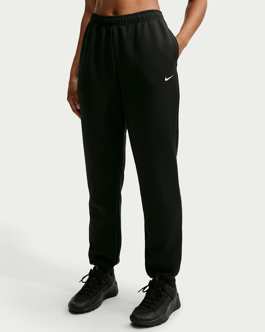 Nike Studio Fleece Sport Women's Dri-FIT Mid-Rise Pants