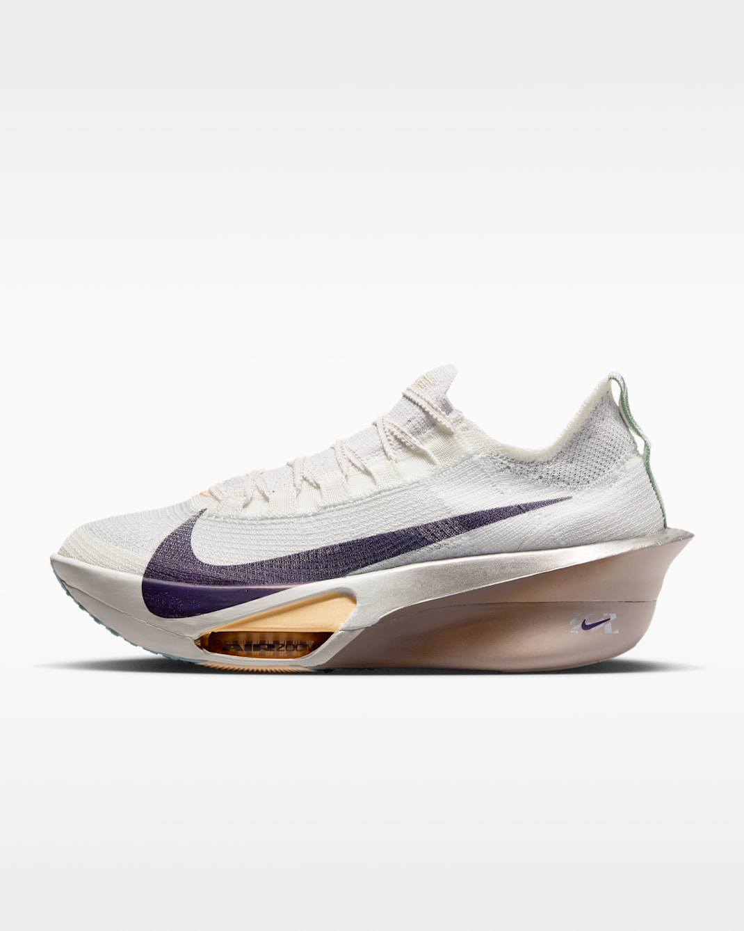 Nike Alphafly 3 Men's Road Racing Shoes - Platinum Tint/Ocean Cube/Moon Particle/Purple Dynasty