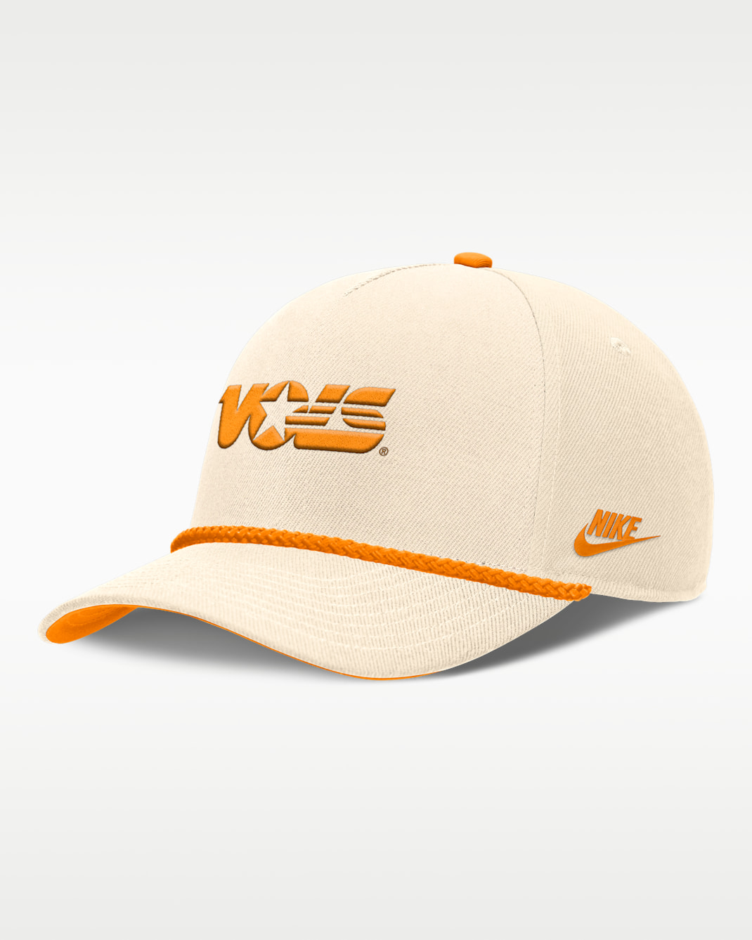 Tennessee Legacy Vintage Rope Rise Men's Nike College Adjustable Hat - Natural/Orange/Orange