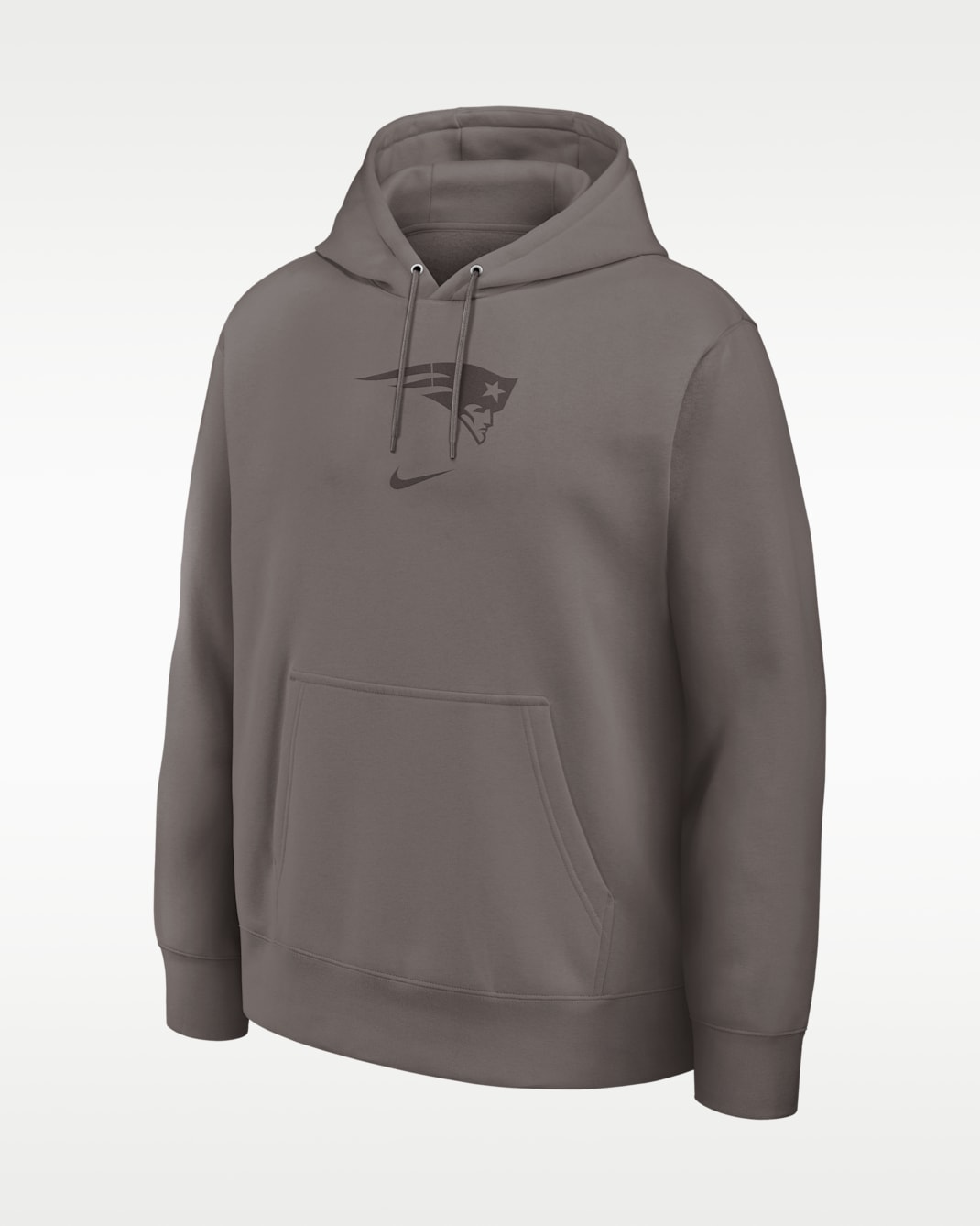 Sudadera con gorro sin cierre Nike de la NFL para hombre New England Patriots Washed Club - Carbón