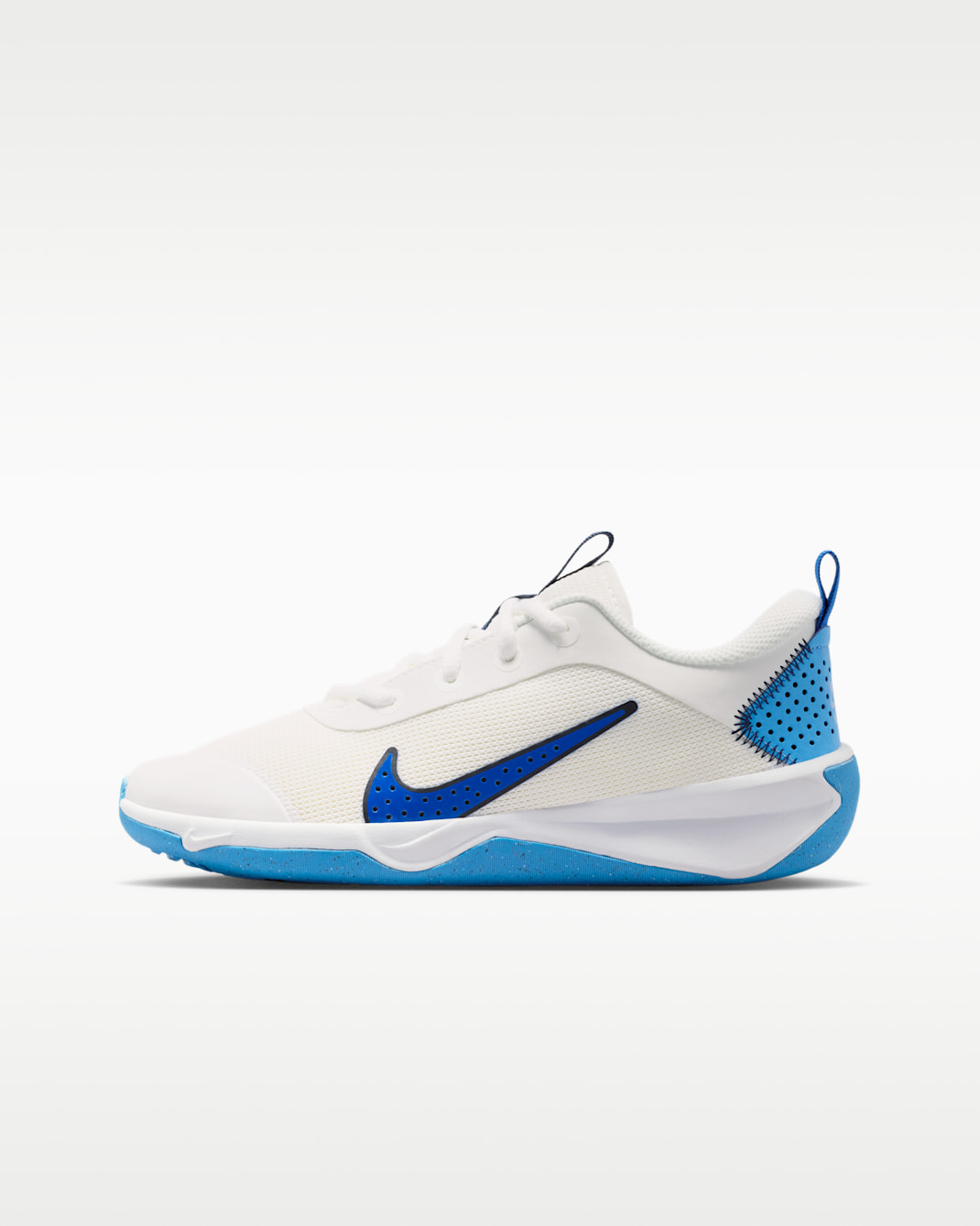 Nike Omni Multi-Court Older Kids' Indoor Court Shoes - Summit White/Midnight Navy/University Blue/Game Royal