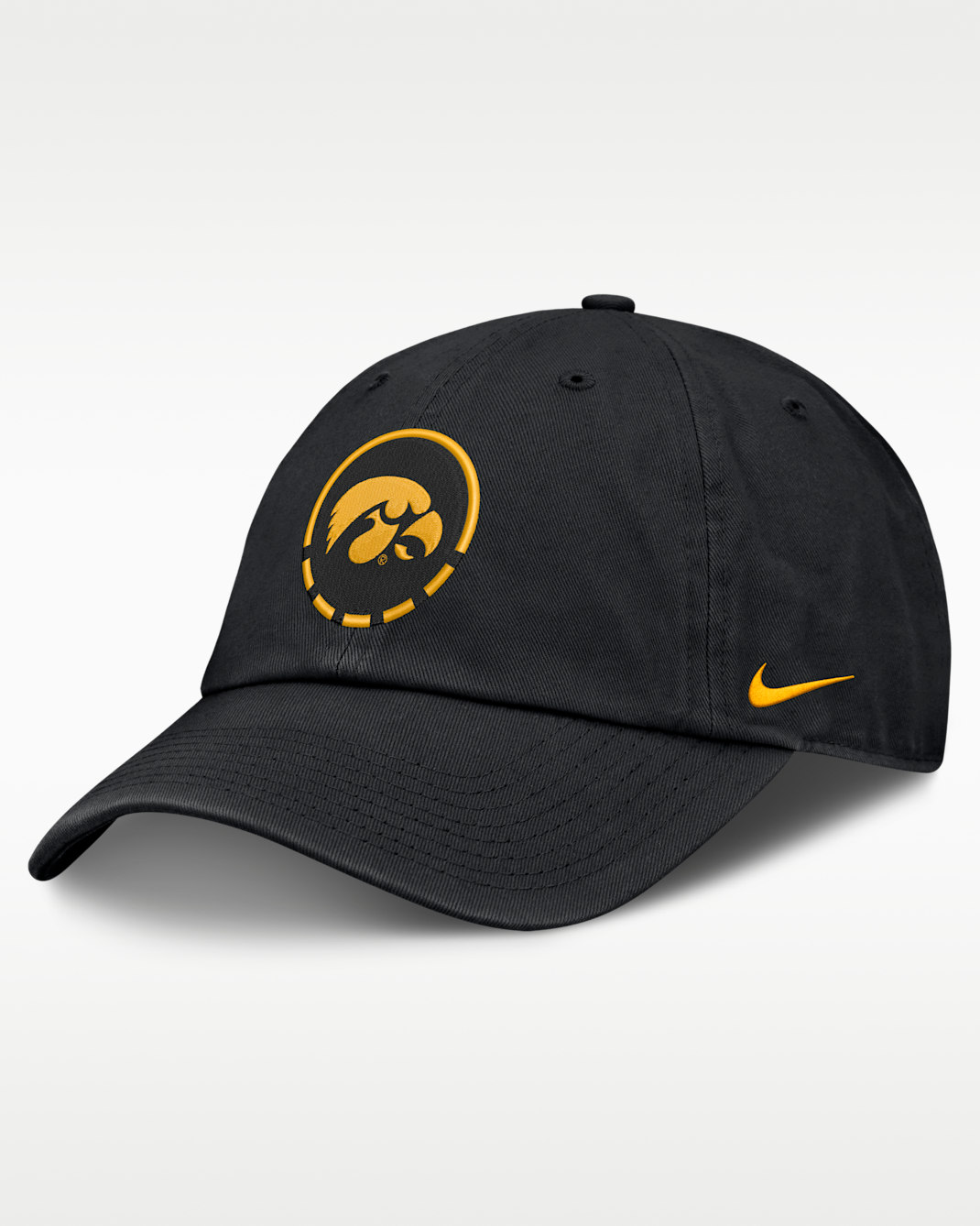 Iowa Natural Club Men's Nike College Adjustable Hat - Black