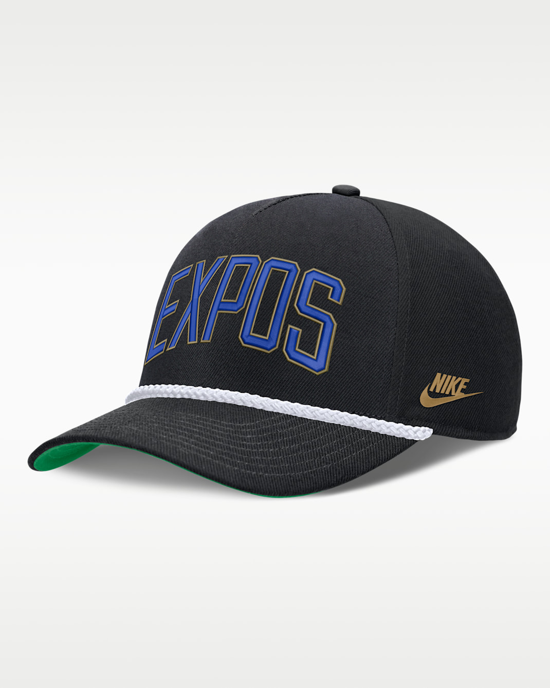 Montreal Expos Rise Men's Nike MLB Adjustable Hat - Black