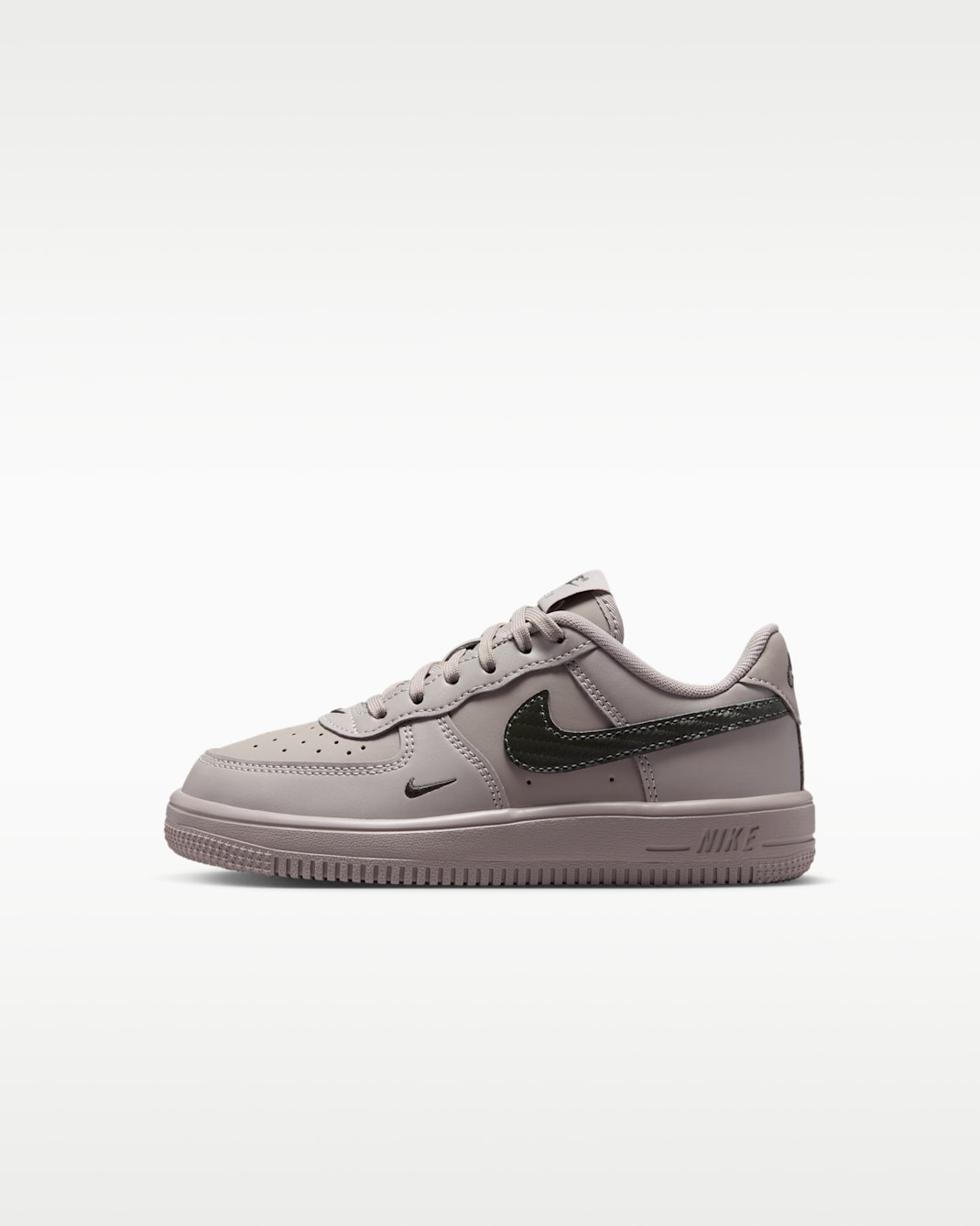 Force 1 Tech Essential Little Kids' Shoes - College Grey/Newsprint