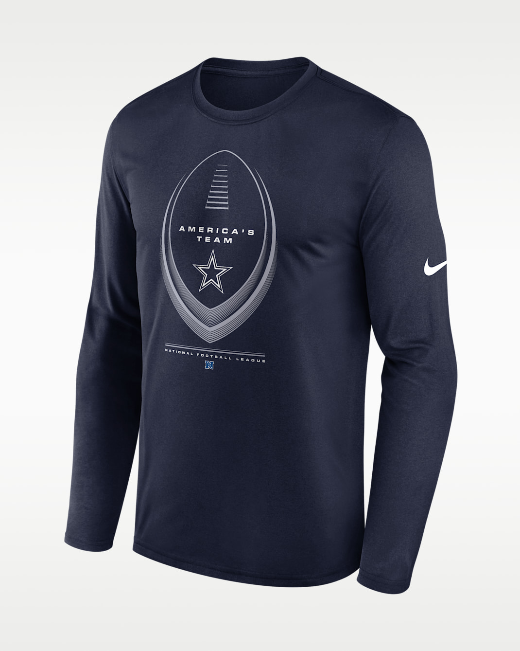 Dallas Cowboys Legend Icon Men's Nike Dri-FIT NFL Long-Sleeve T-Shirt - Navy