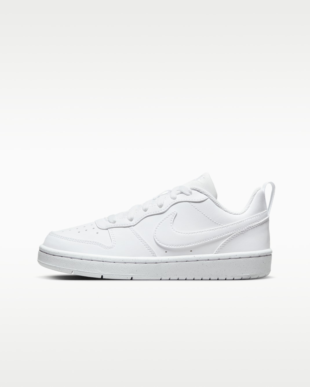 Nike Court Borough Low Recraft Older Kids' Shoes - White/White/White