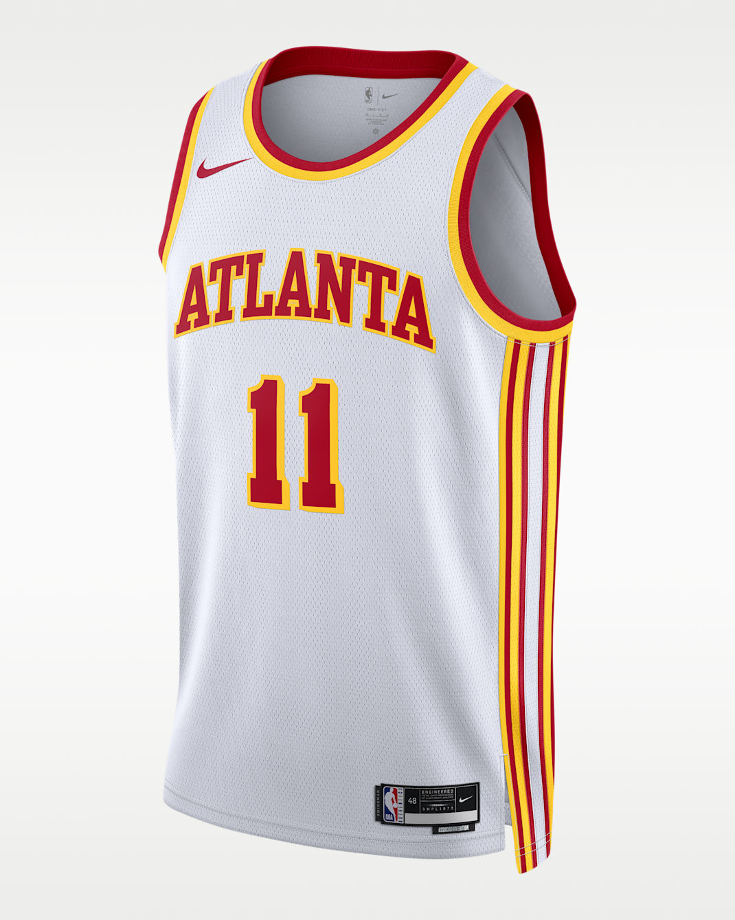 Atlanta Hawks Association Edition 2022/23 Nike Dri-FIT NBA Swingman Jersey - White
