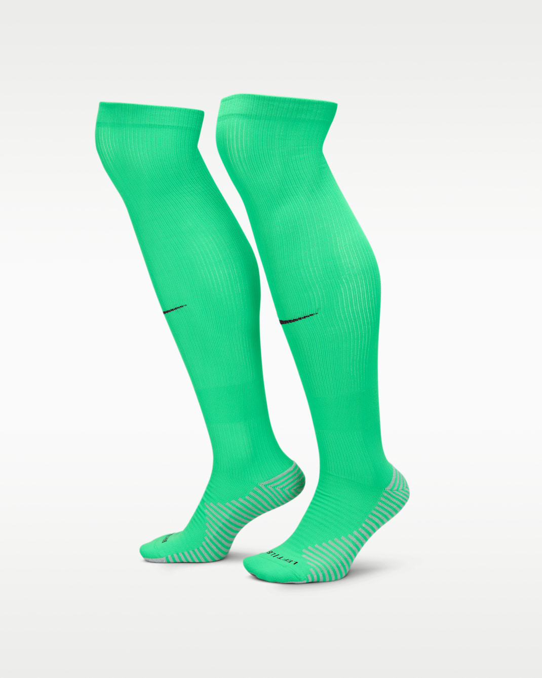 Nike Strike Knee-High Soccer Socks - Green Spark/Black