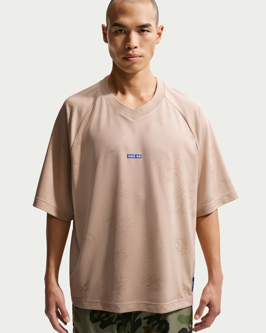 Jersey de skateboarding de tejido jacquard Nike SB - Lino