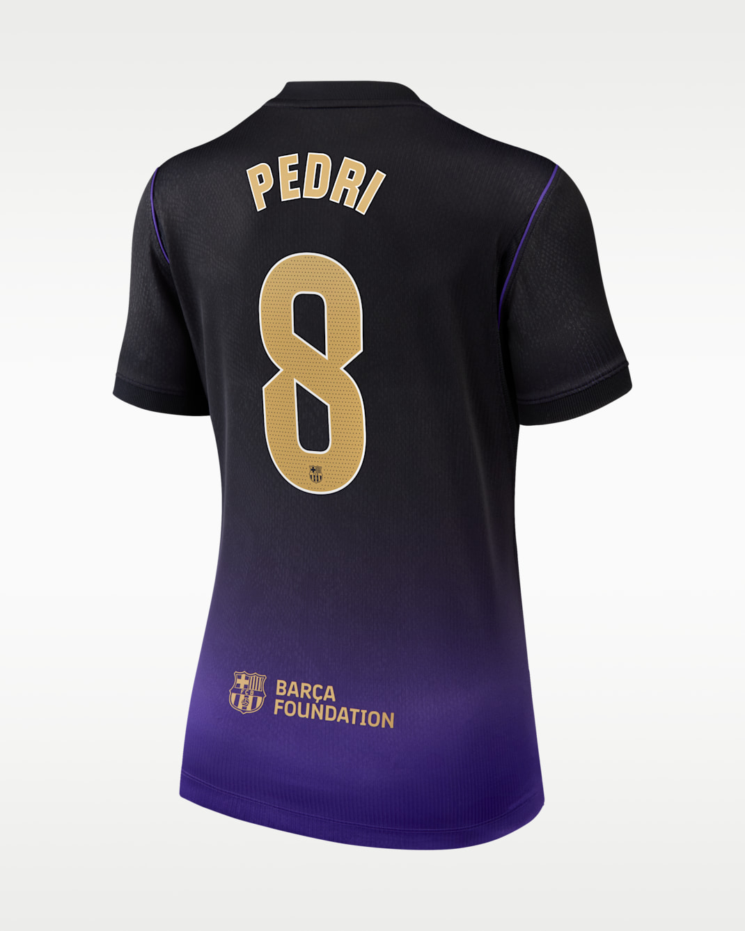 Pedri Barcelona 2026/27 Stadium Away Kobe Women's Nike Dri-FIT Soccer Jersey - Purple