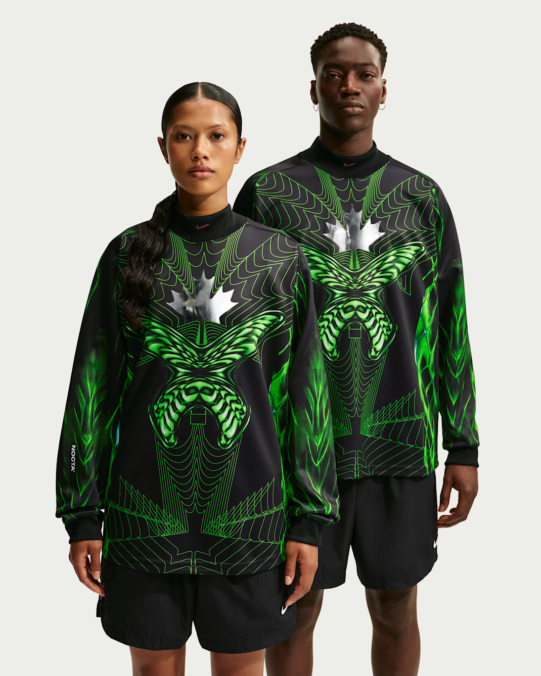Maillot à manches longues Canada x NOCTA pour homme - Noir/Sport Red