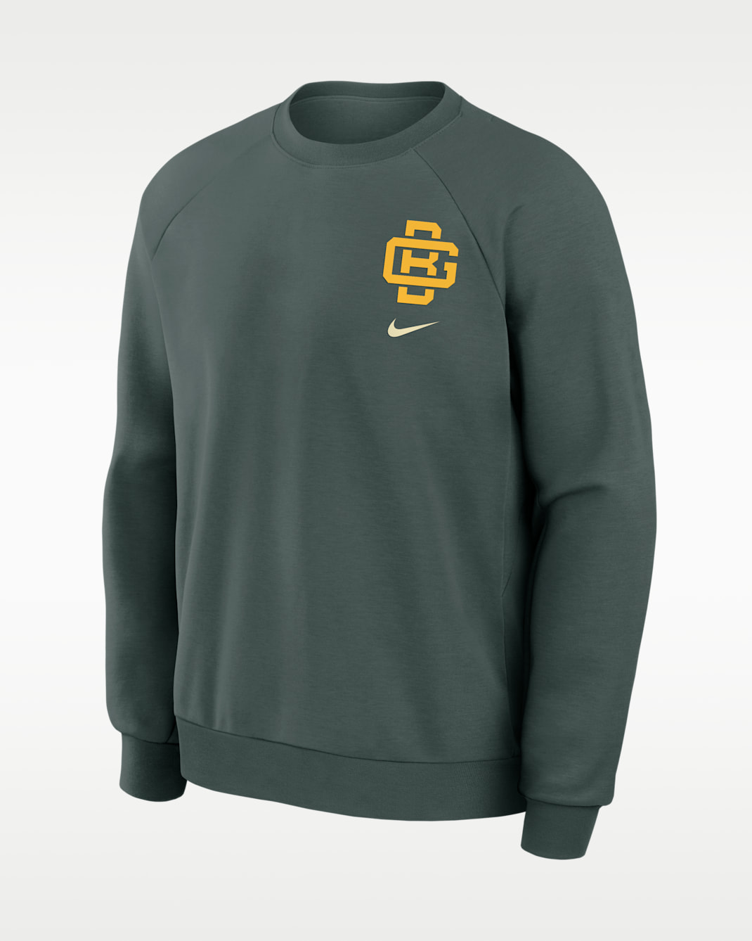 Green Bay Packers Rivalries Collection Primary Men's Nike Dri-FIT NFL Pullover Crew - Vintage Green