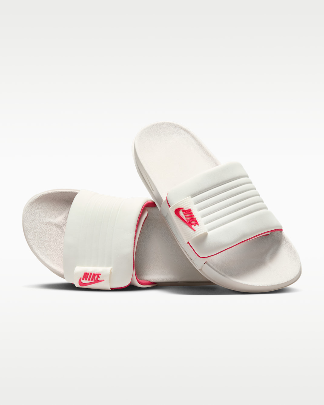 รองเท้าแตะผู้หญิง Nike Offcourt Adjust - Sail/Sail/Aster Pink