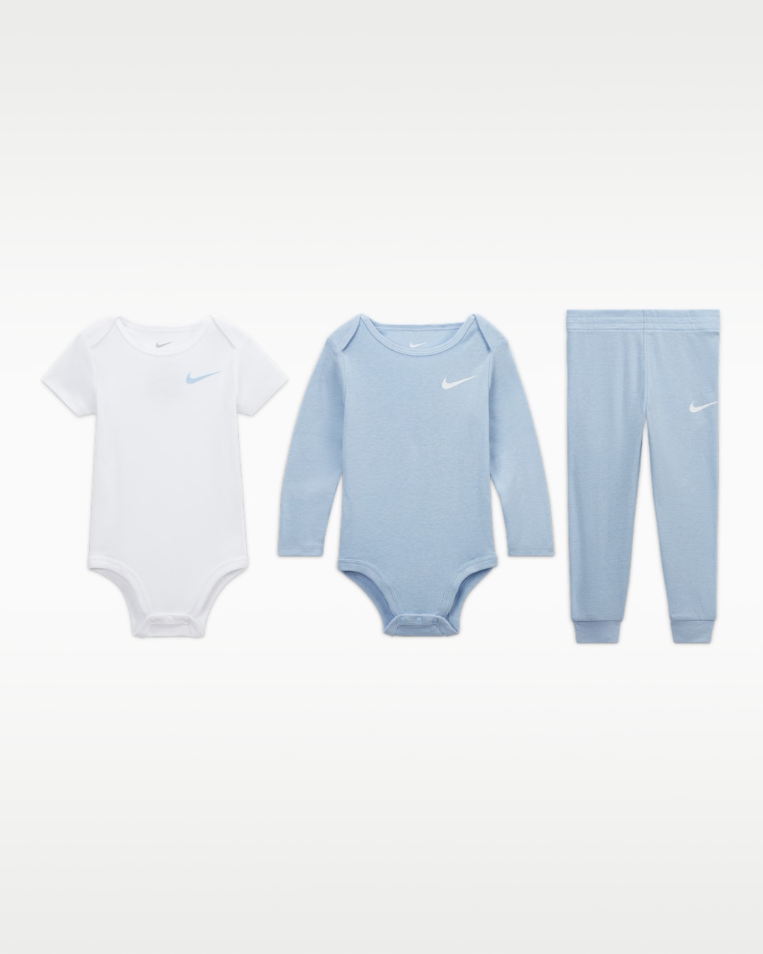 Nike Baby Essentials Baby 3-Piece Pants Set - Light Blue