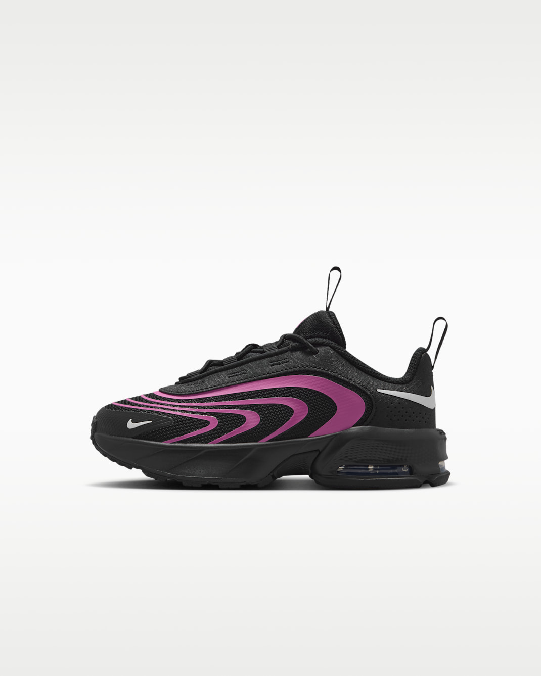 Nike Air Max Fire Younger Kids' Shoes - Black/Playful Pink/White