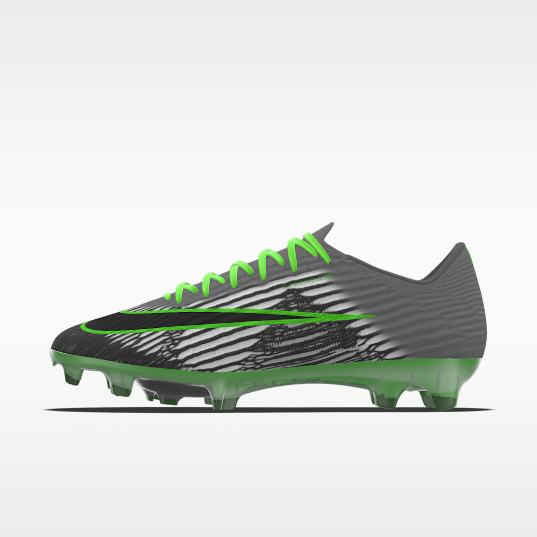 รองเท้าสตั๊ดฟุตบอลไม่หุ้มข้อสำหรับพื้นสนามทั่วไปออกแบบเอง Nike Mercurial Superfly 11 Elite By You - Cool Grey/Cool Grey