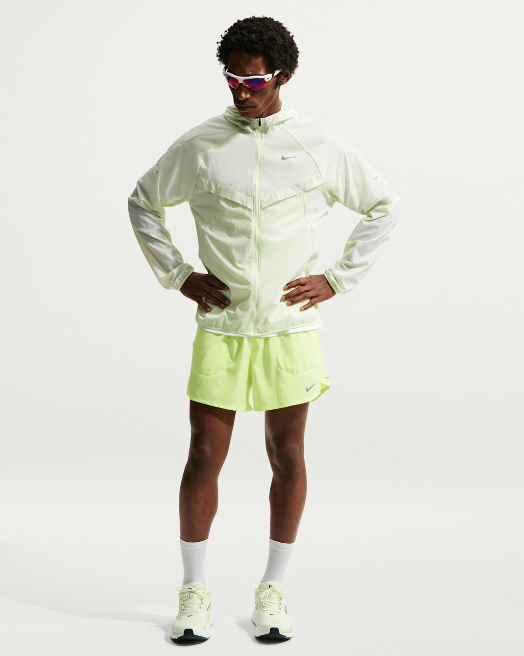 Nike Stride Men's Dri-FIT 5" Brief-Lined Running Shorts - Volt Ice