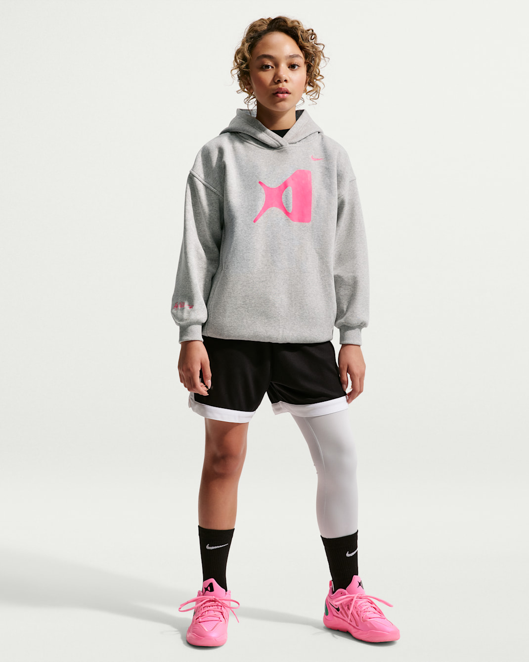 A'ja Wilson Club Fleece Big Kids' Basketball Hoodie