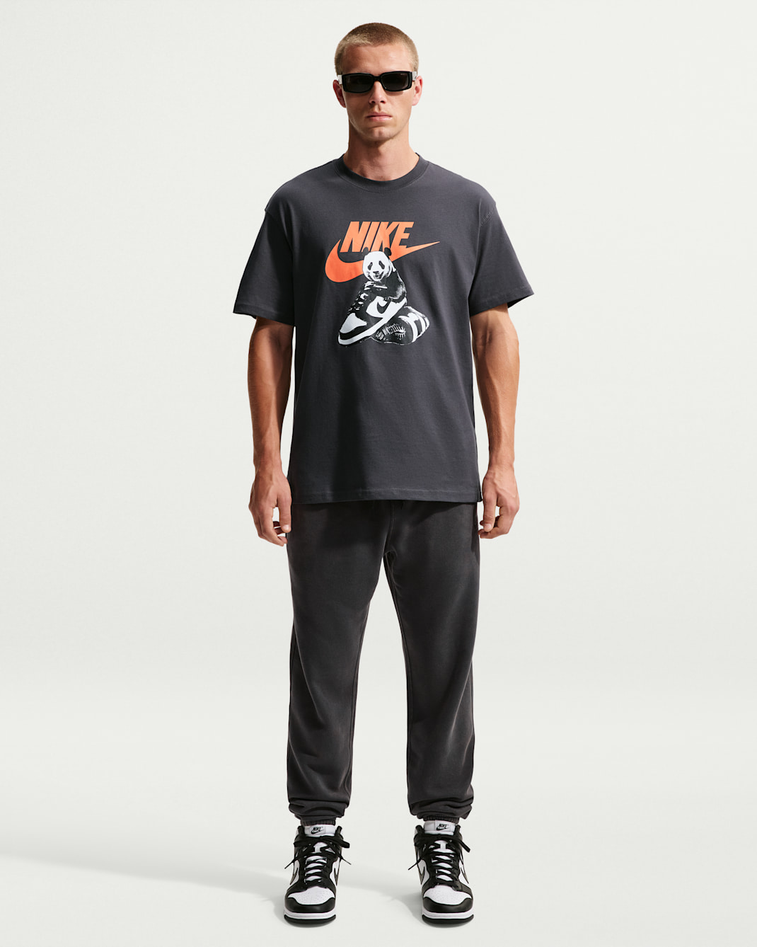 나이키 스포츠웨어 클럽 남성 워싱 커프스 플리스 팬츠 - 앤트러사이트/앤트러사이트