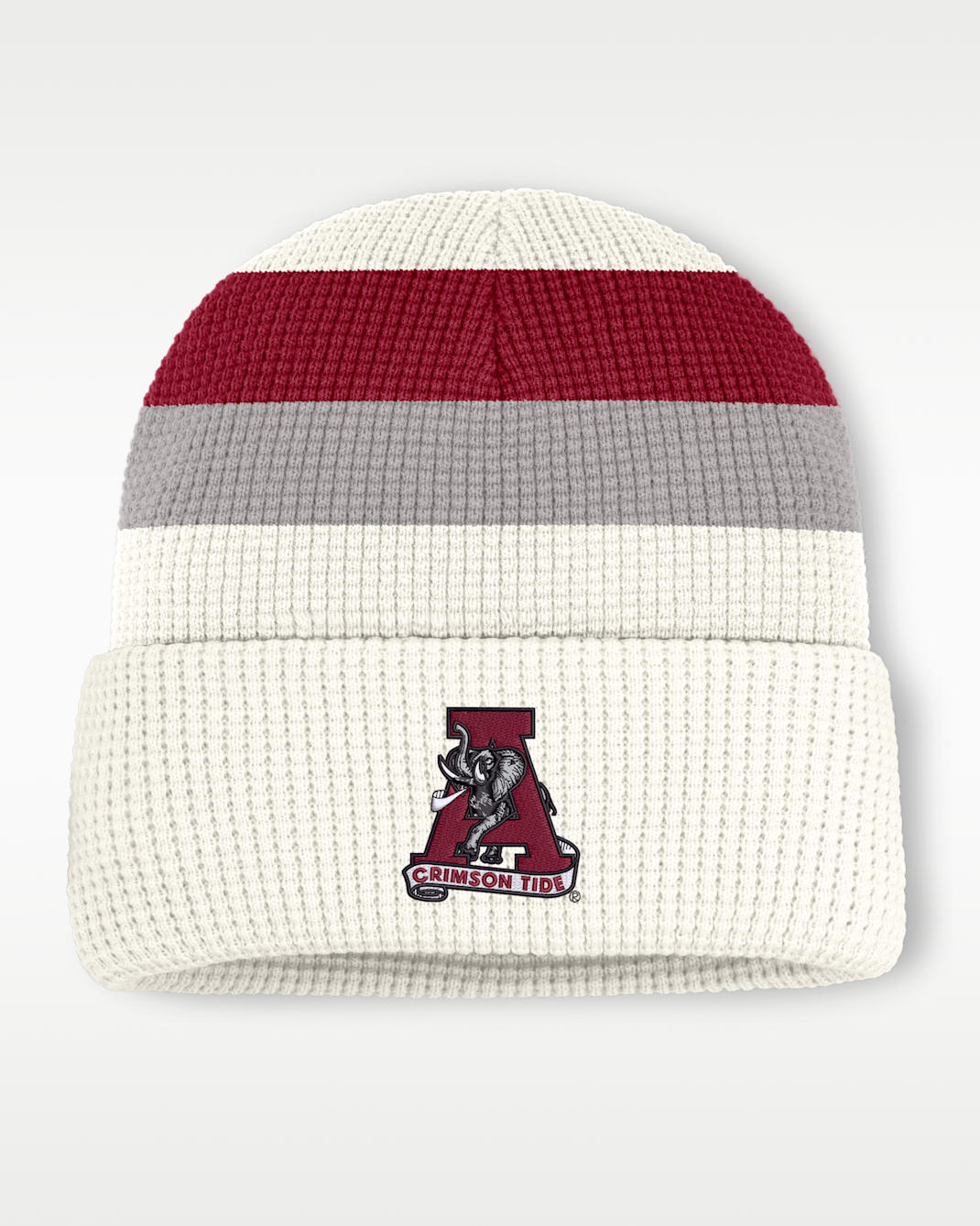 Gorro con dobladillo universitario Nike para hombre Alabama - Blanco