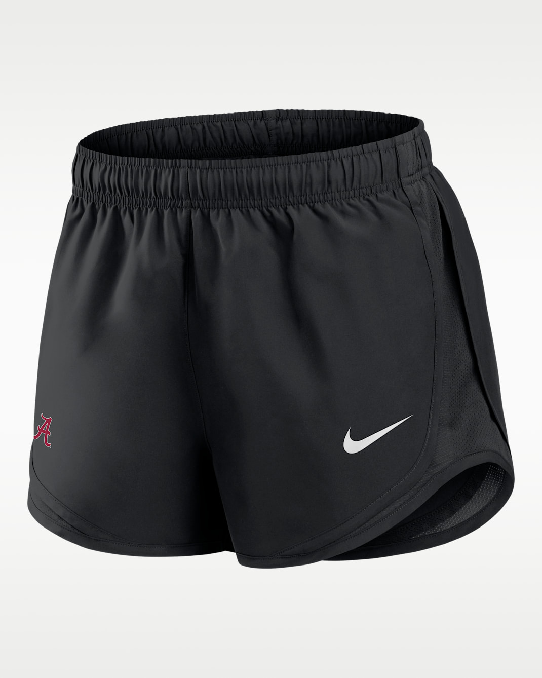 Shorts universitarios Nike Dri-FIT para mujer Alabama Tempo - Negro