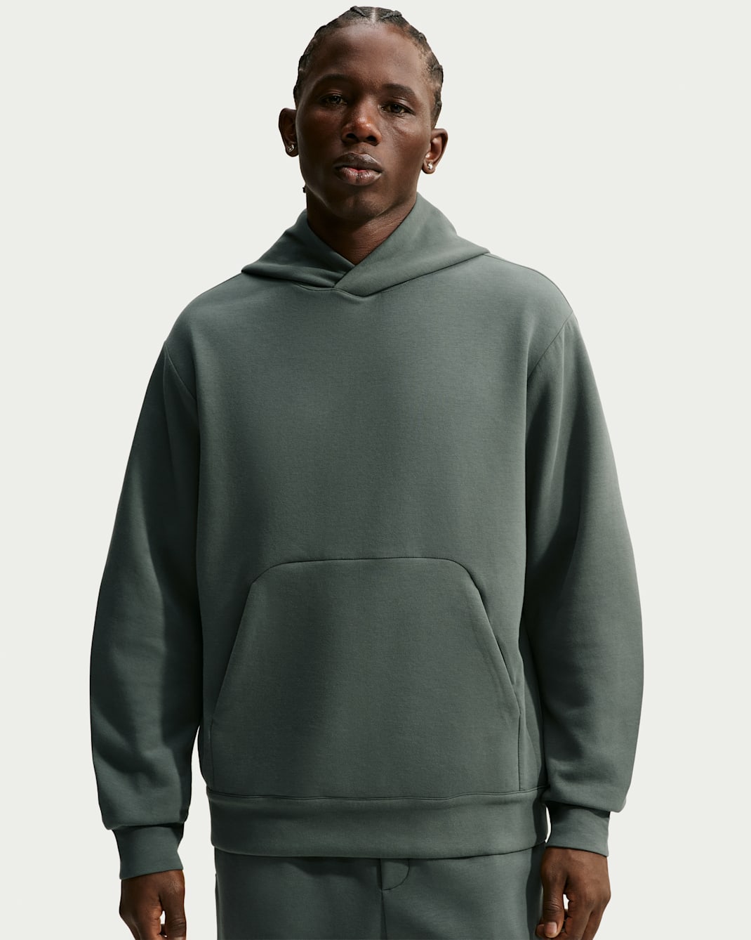Sweat à capuche Dri-FIT Nike 24.7 ImpossiblySoft pour homme - Camo Green/Noir/Outdoor Green
