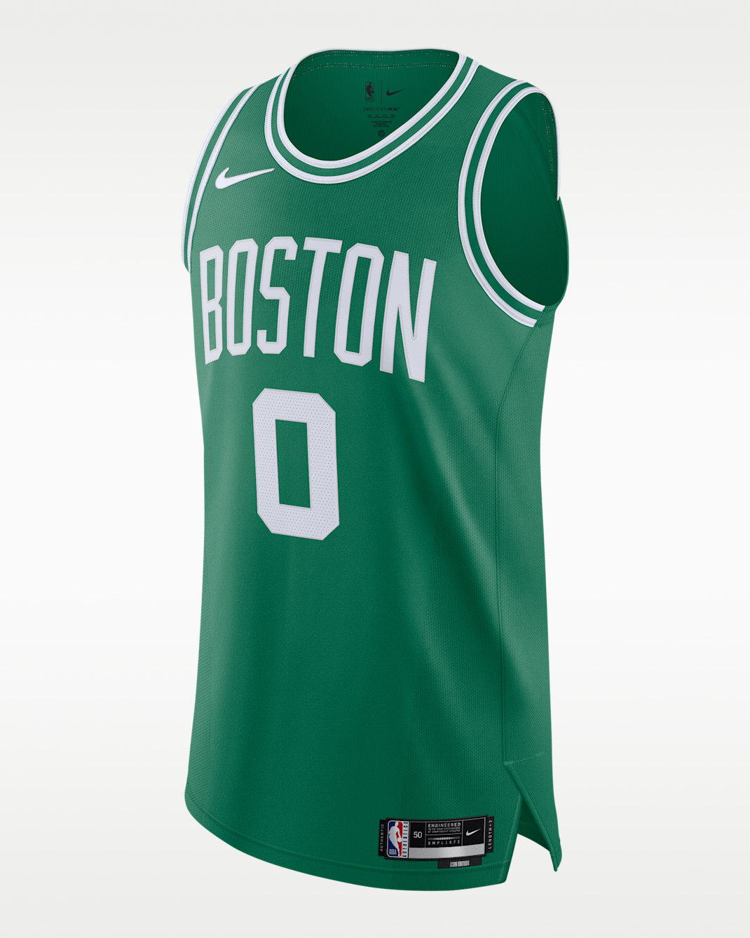 Jayson Tatum Celtics Icon Edition 2020 Men's Nike NBA Authentic Jersey - Clover