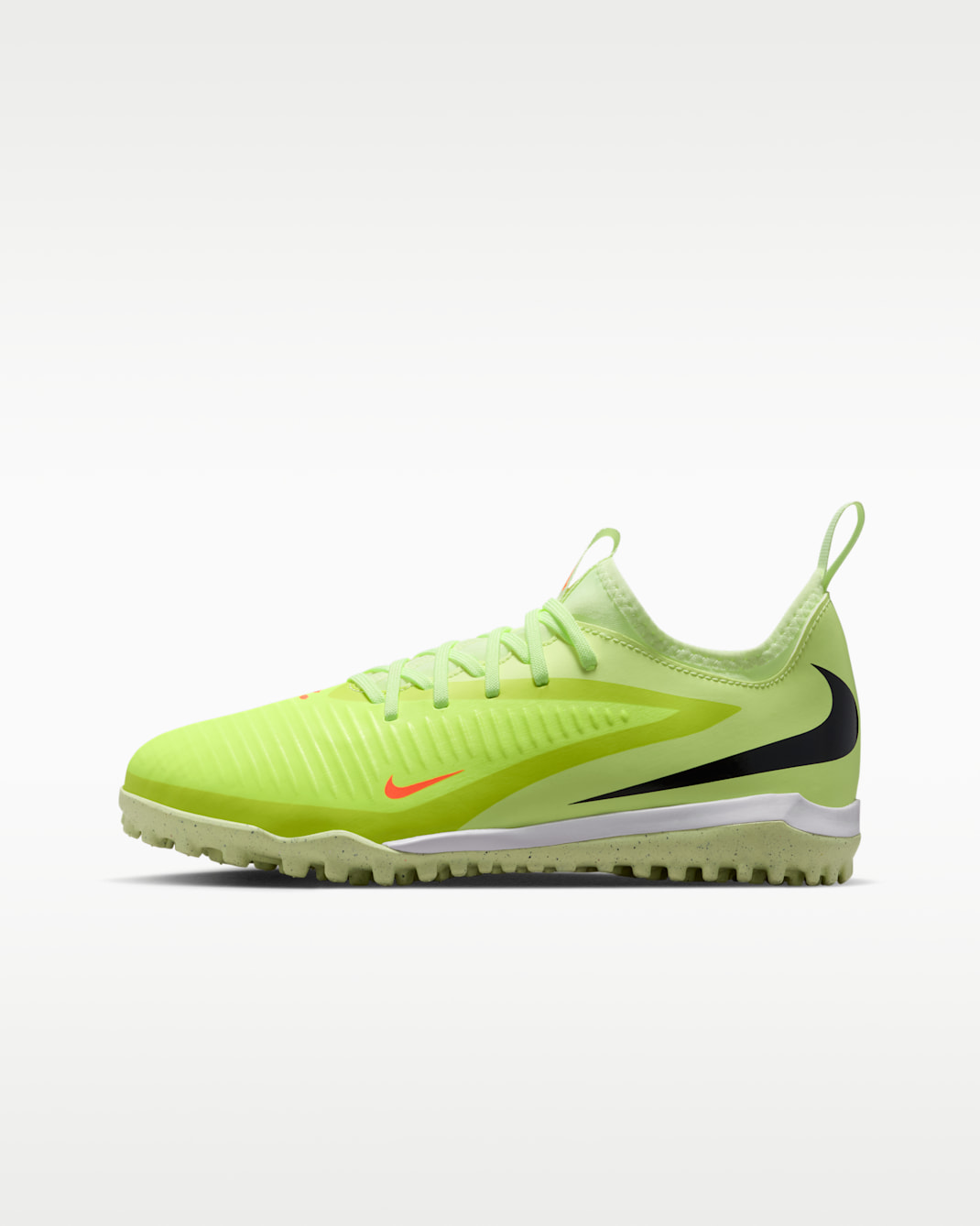 Chaussure de foot pour surface synthétique Nike Jr. Phantom 6 Low Academy pour ado - Hyper Crimson/Life Lime/Noir