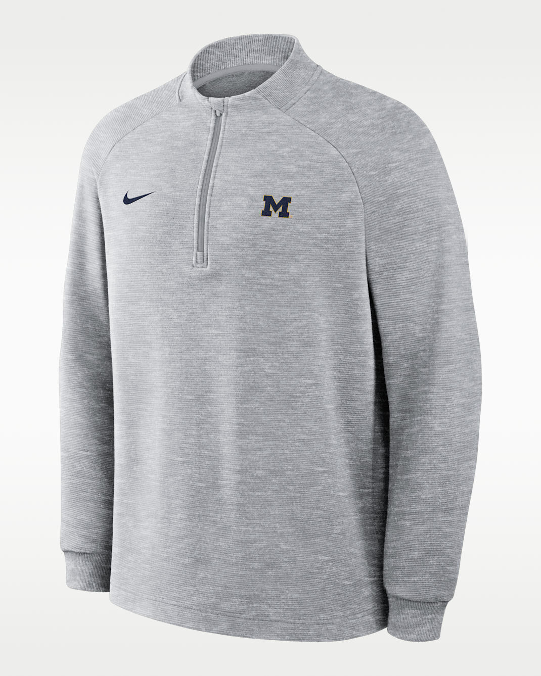 Michigan Par Men's Nike Therma-FIT College Half-Zip Pullover - Grey