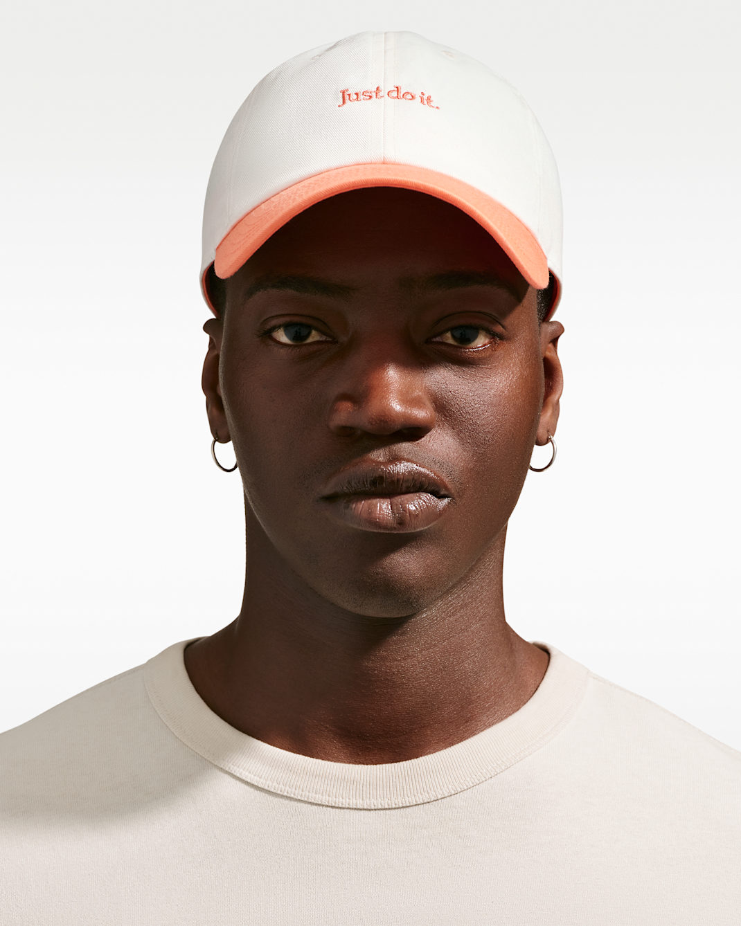 Nike Club Unstructured JDI Cap - Sail/Orange Frost/Orange Frost