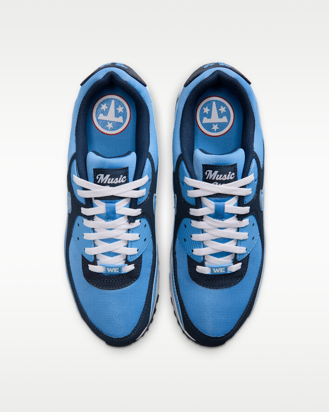 Nike Air Max 90 (Tennessee Titans) Men's NFL Shoes