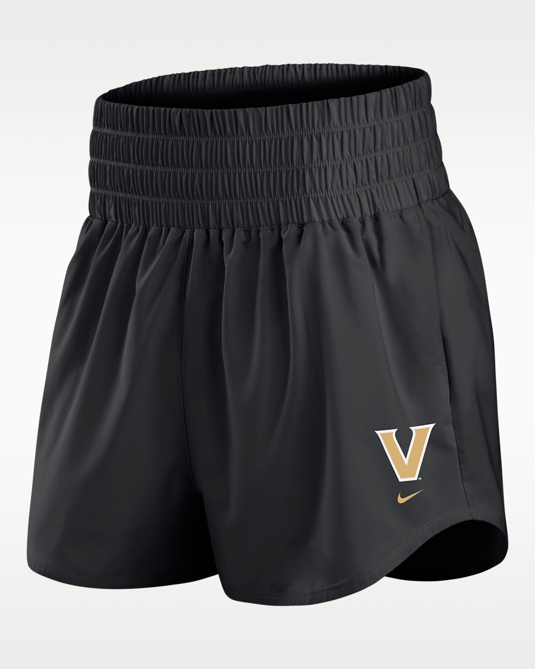 Vanderbilt Primary Logo One Women's Nike Dri-FIT College Shorts - Black