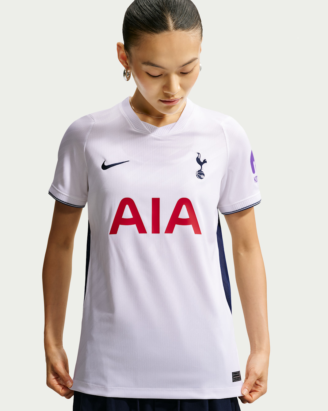 Maillot de foot Replica Nike Dri-FIT Tottenham Hotspur 2026/27 Stadium Domicile pour femme - Blanc/Binary Blue/Binary Blue