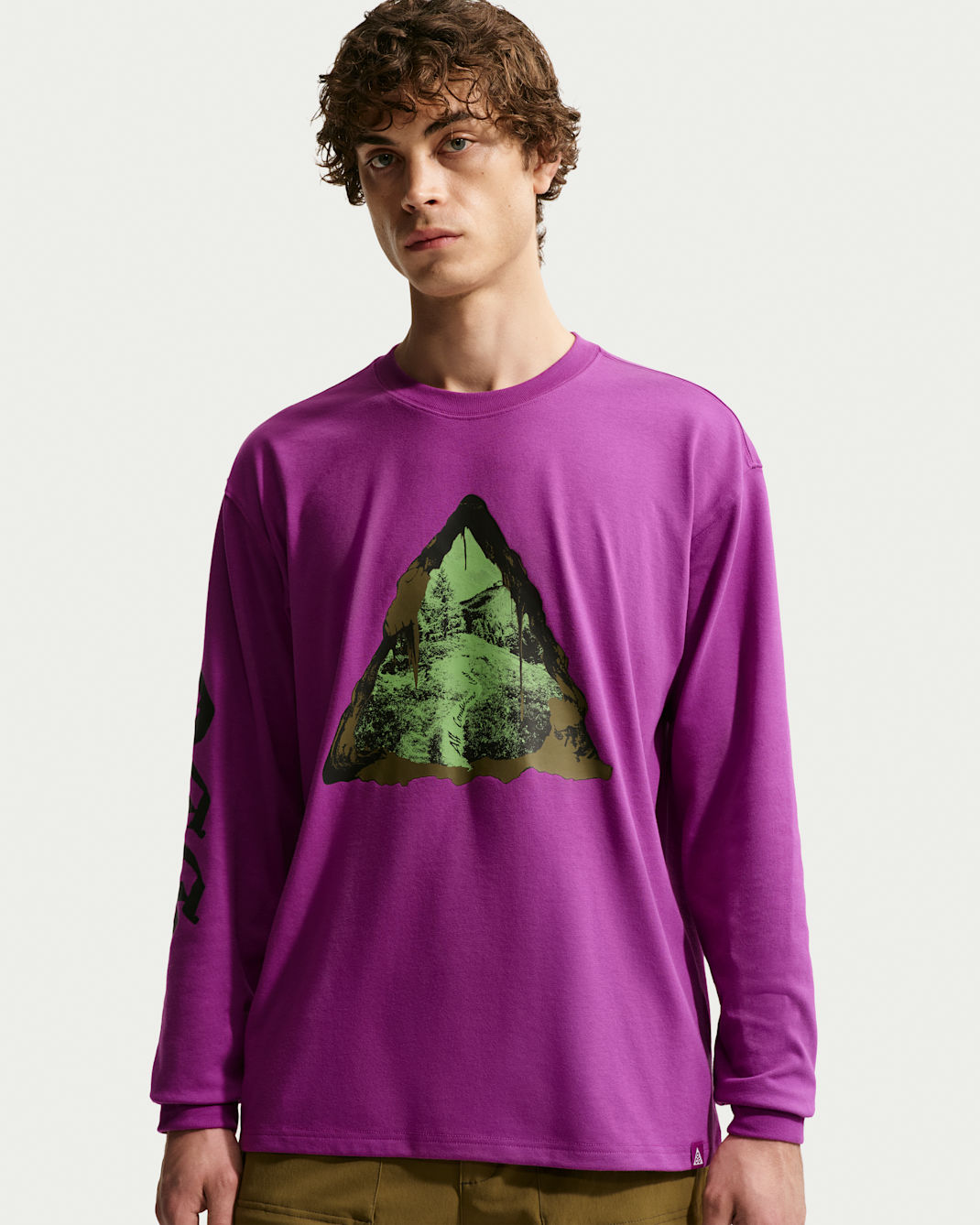 Nike ACG Men's Dri-FIT Long-Sleeve T-Shirt - Bold Berry