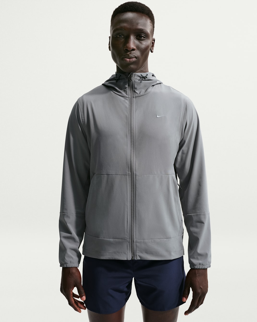 Nike Unlimited Men's Repel Hooded Versatile Jacket - Smoke Grey/Black/Smoke Grey