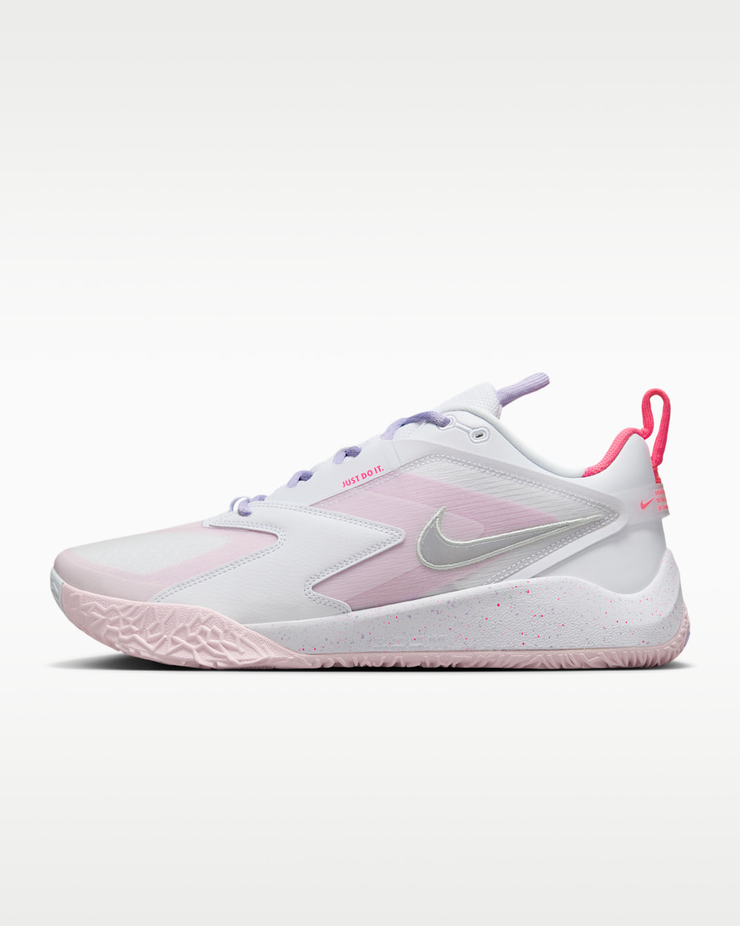 Nike HyperAce 3 SE Volleyball Shoes - White/Mint Foam/Violet Mist/Hyper Pink