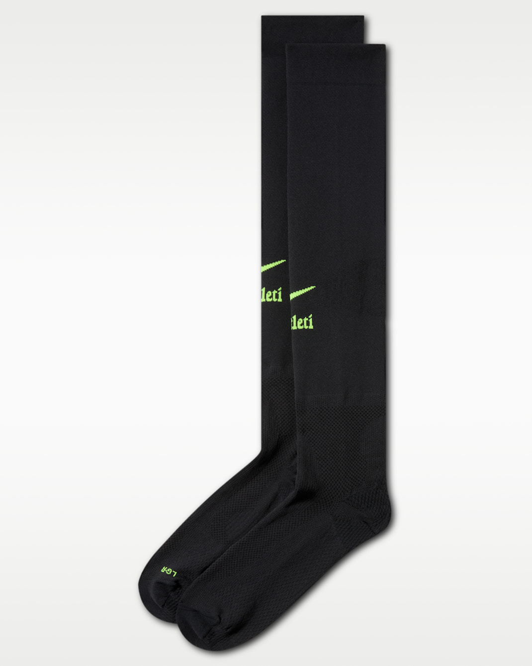 Atlético Madrid VaporFast Away Nike Dri-FIT ADV Football Knee-High Socks - Black/Volt