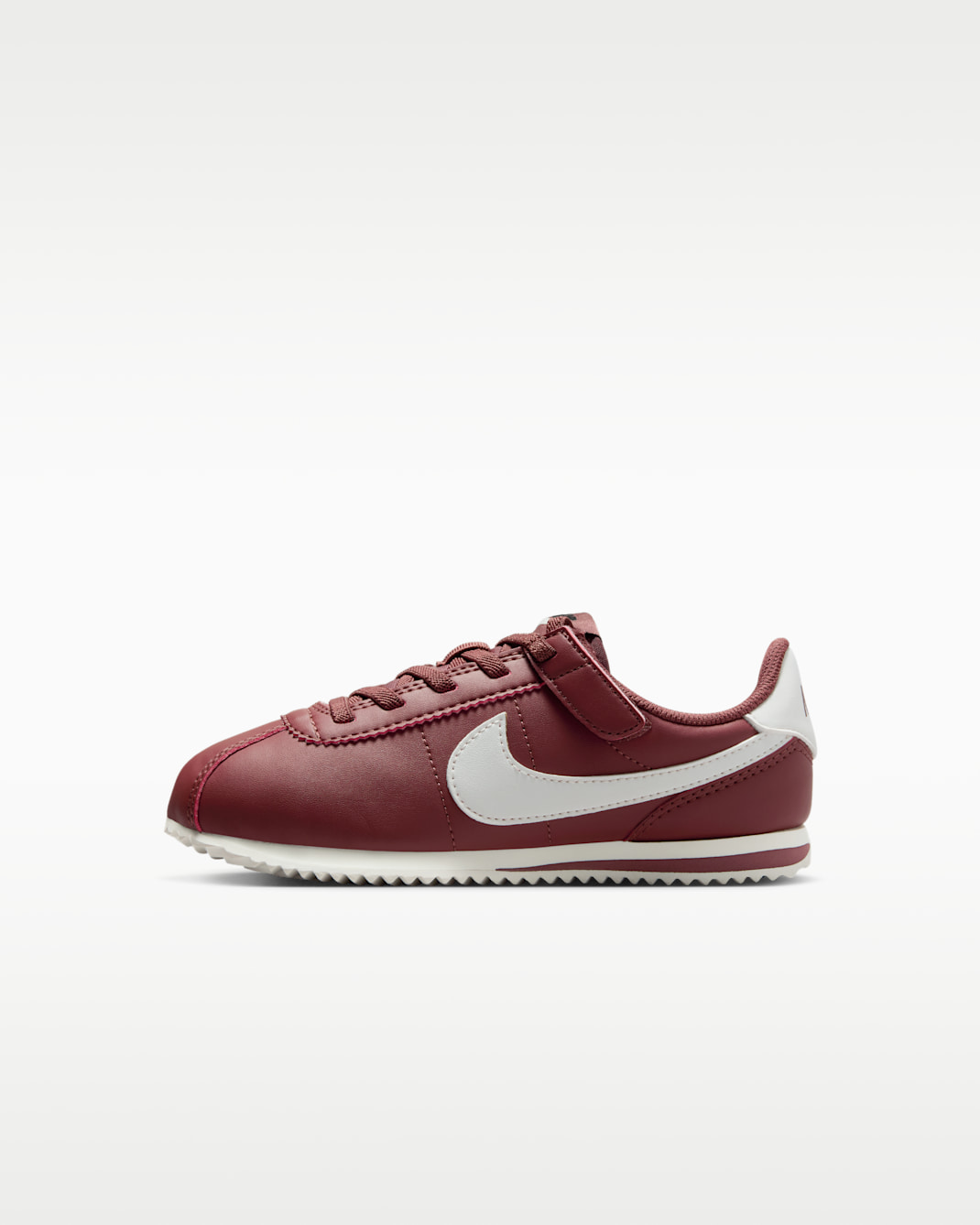 Tenis para niños de preescolar Nike Cortez EasyOn - Rojo sepia/Negro/Vela