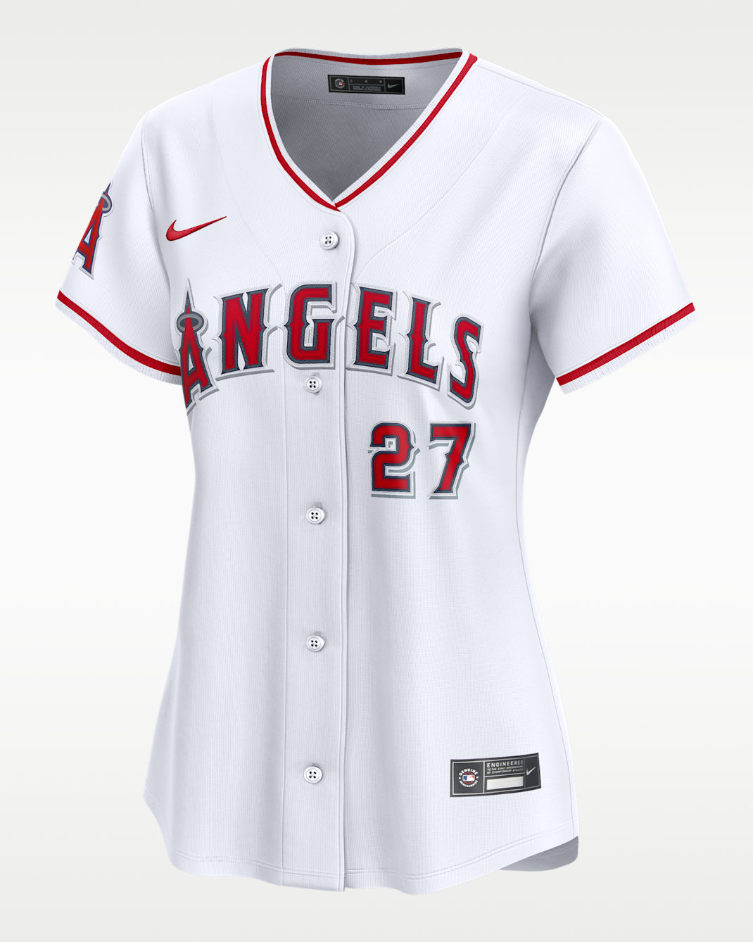 Mike Trout Los Angeles Angels Women’s Nike Dri-FIT ADV MLB Limited Jersey - White