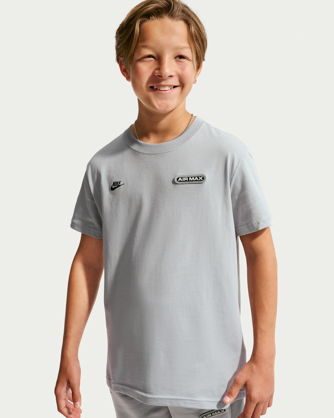 T-shirt Nike Sportswear Air Max - Ragazzo - Wolf Grey