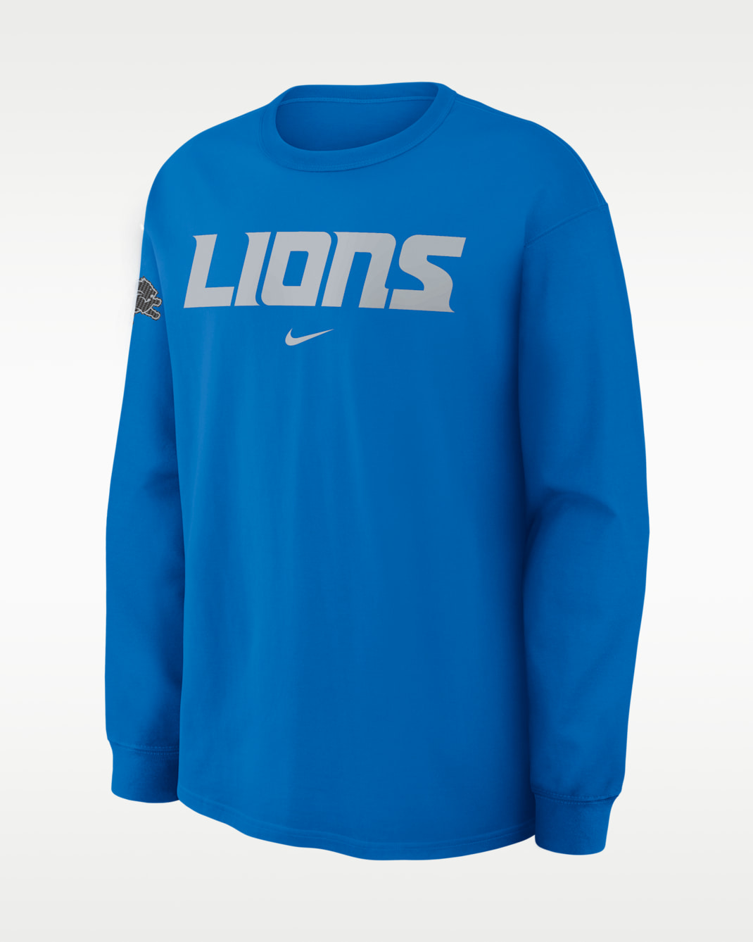 Detroit Lions Rivalries Collection Max90 Men's Nike NFL Long-Sleeve T-Shirt - Blue