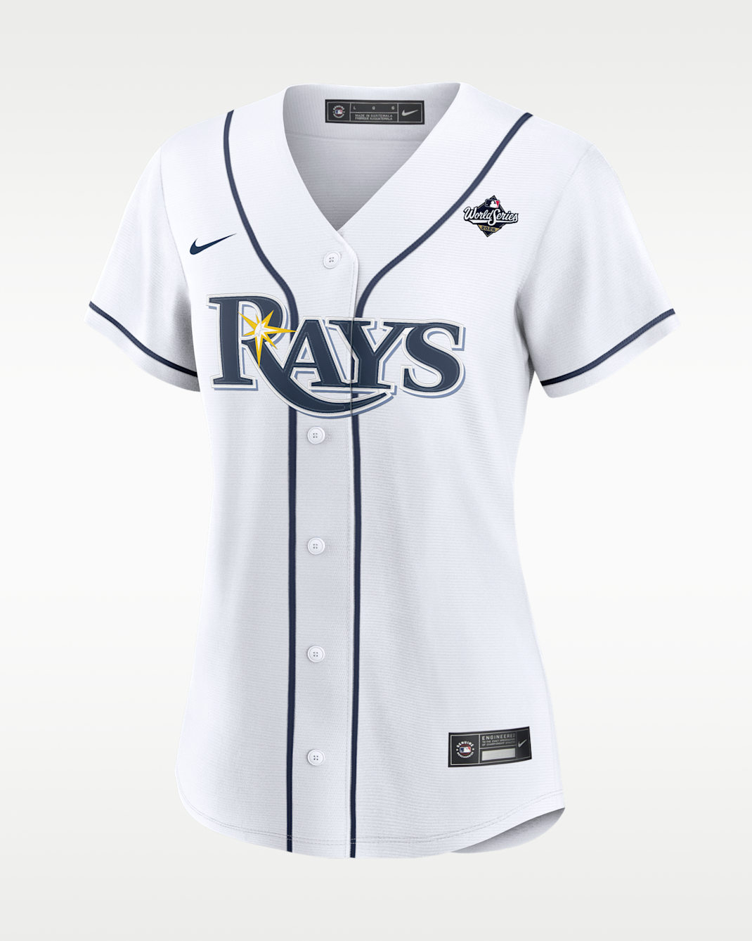 Drew Rasmussen Tampa Bay Rays 2026 World Series Participant Women's Nike MLB Replica Jersey - White