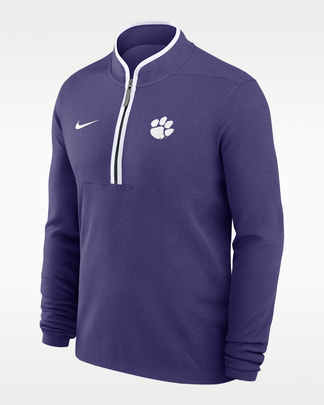 Clemson Victory Men's Nike Dri-FIT College 1/2-Zip Long-Sleeve Top - Anthracite