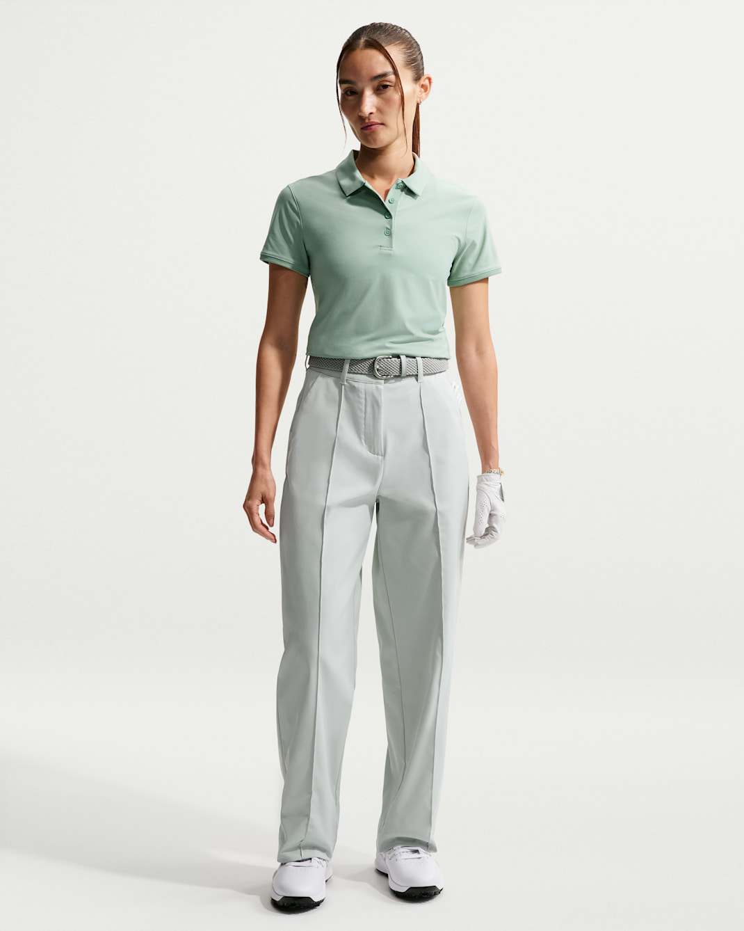 Nike Golf Club Women's Dri-FIT Golf Pants - Light Silver/Black