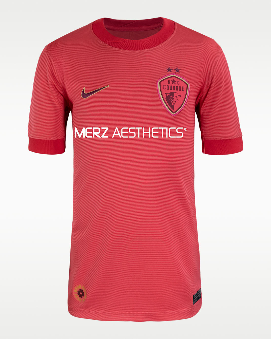 Ashley Sanchez North Carolina Courage 2025 Stadium Away Big Kids' Nike Dri-FIT NWSL Replica Jersey - Aster Pink/Very Berry