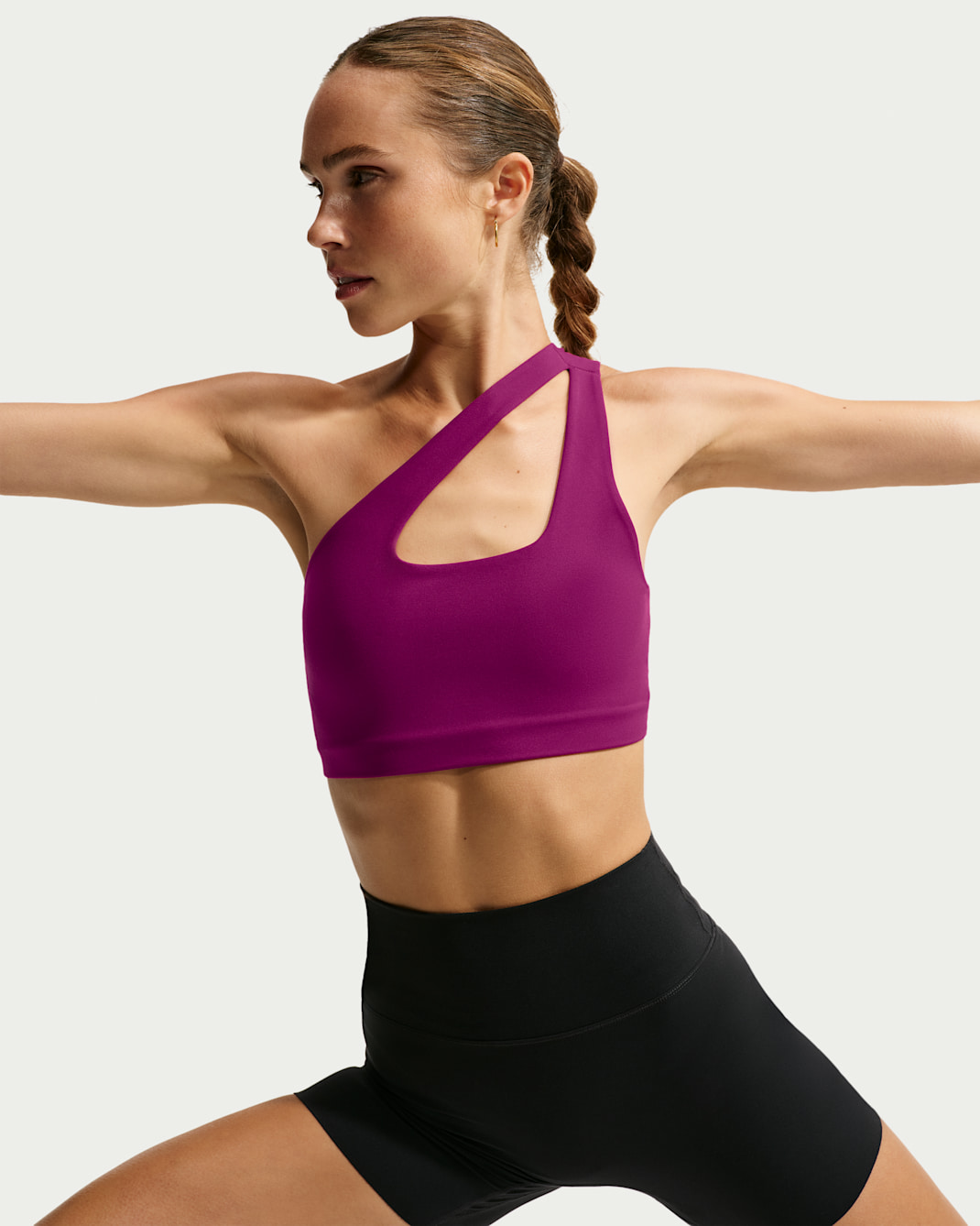 Nike Zenvy Women's Light-Support Sports Bra - True Berry/White